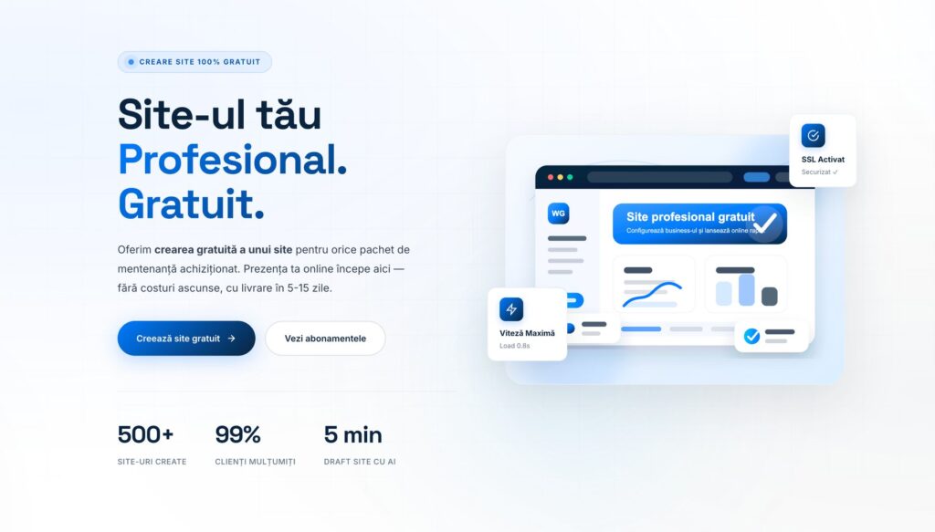 Cum funcționează tool-ul de creare WebsiteGratis: Ghid complet pas cu pas